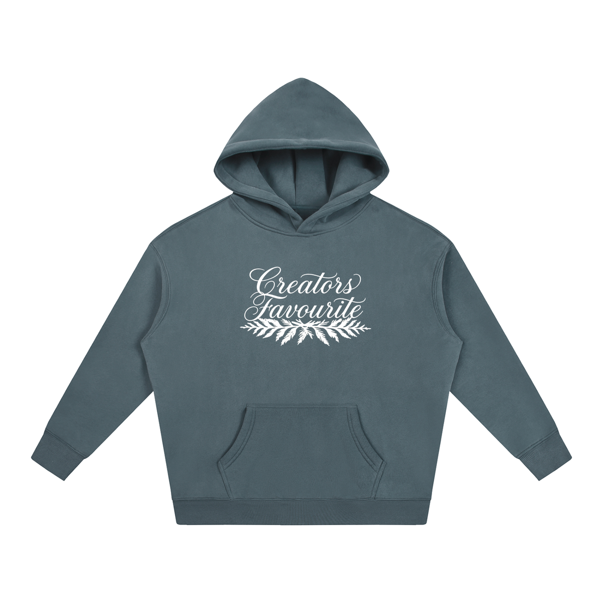 ‘creator’s favourite’ oversized fleeced hoodie