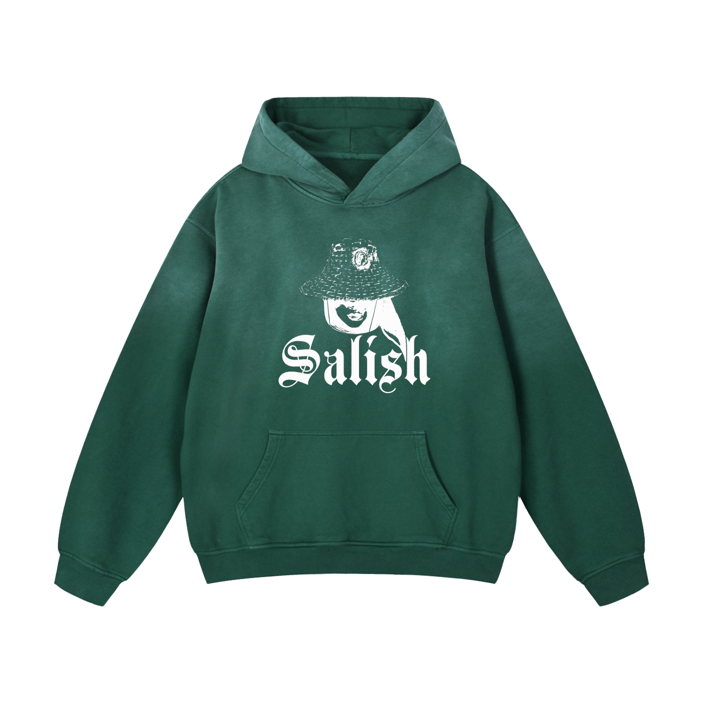 ‘salish’ pəq heavyweight sunfade oversized hoodie