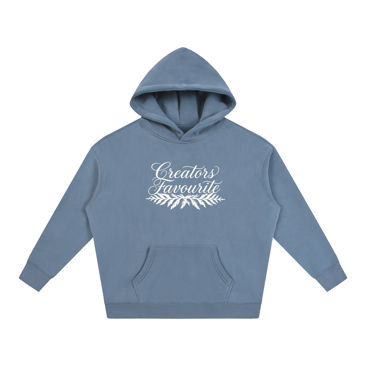‘creator’s favourite’ oversized fleeced hoodie