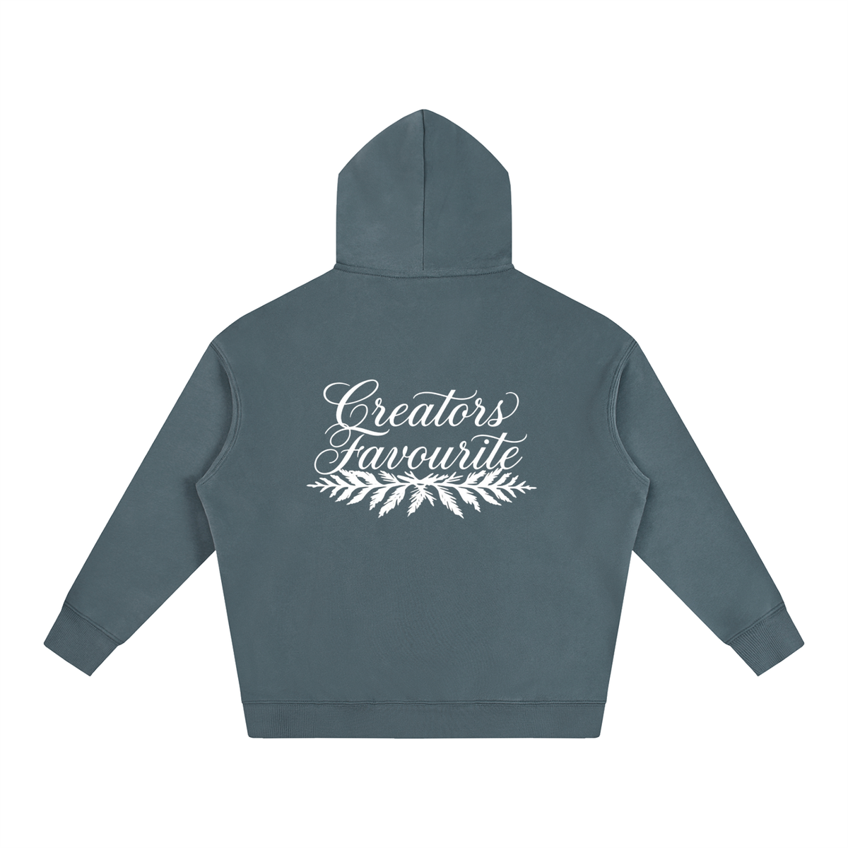 ‘creator’s favourite’ oversized fleeced hoodie