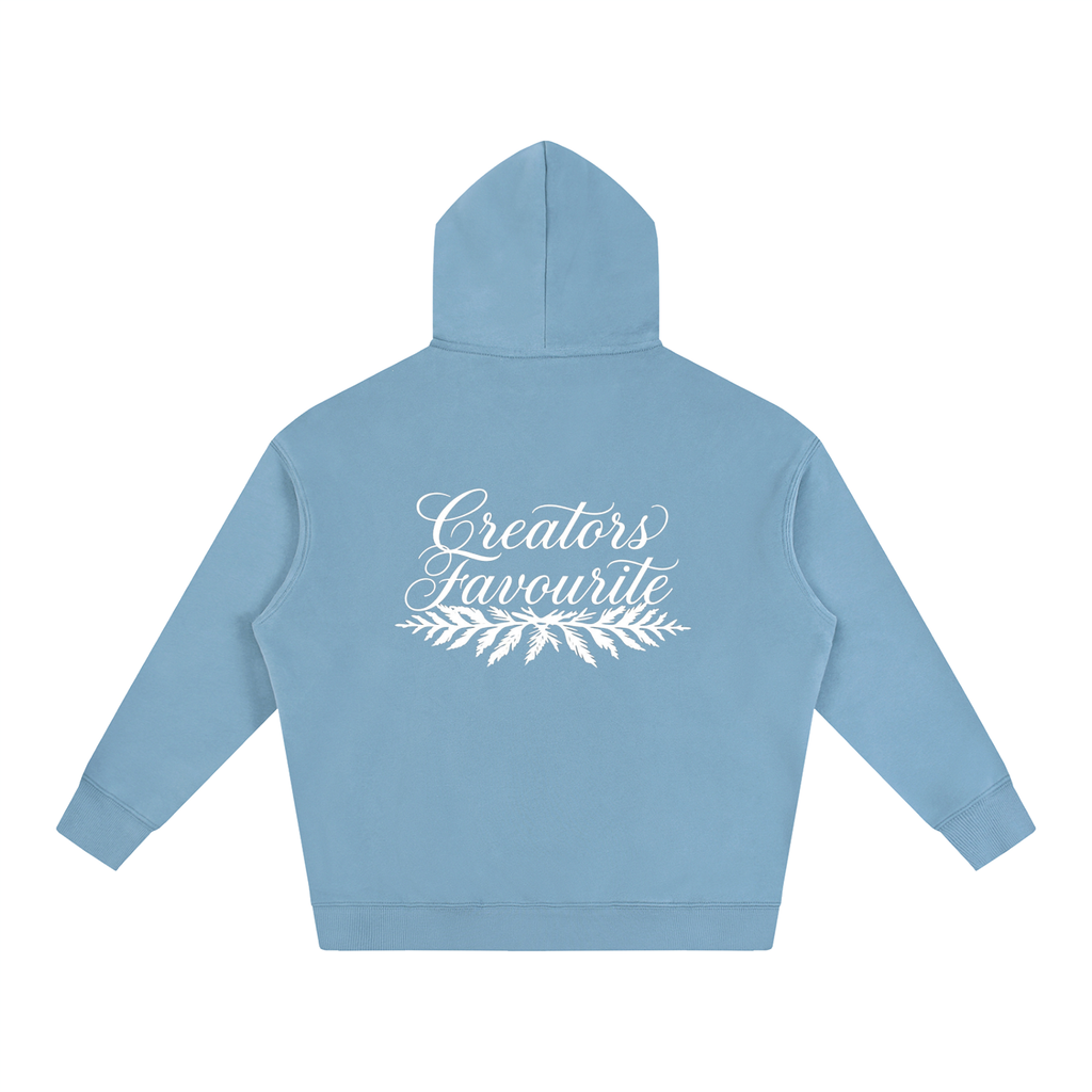 ‘creator’s favourite’ oversized fleeced hoodie