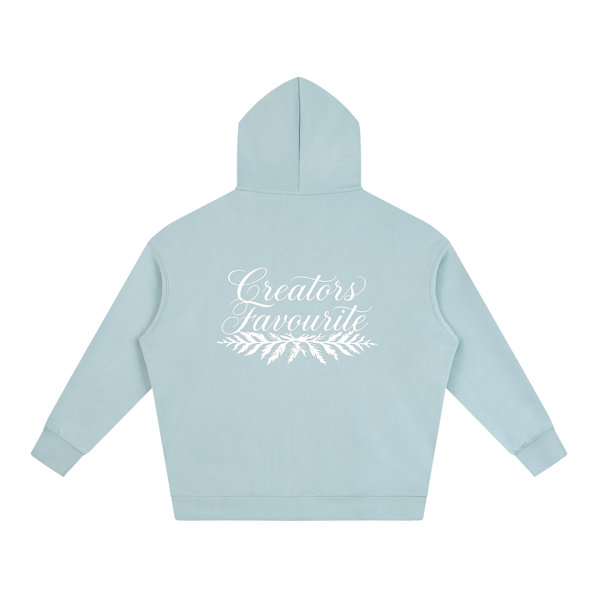 ‘creator’s favourite’ oversized fleeced hoodie