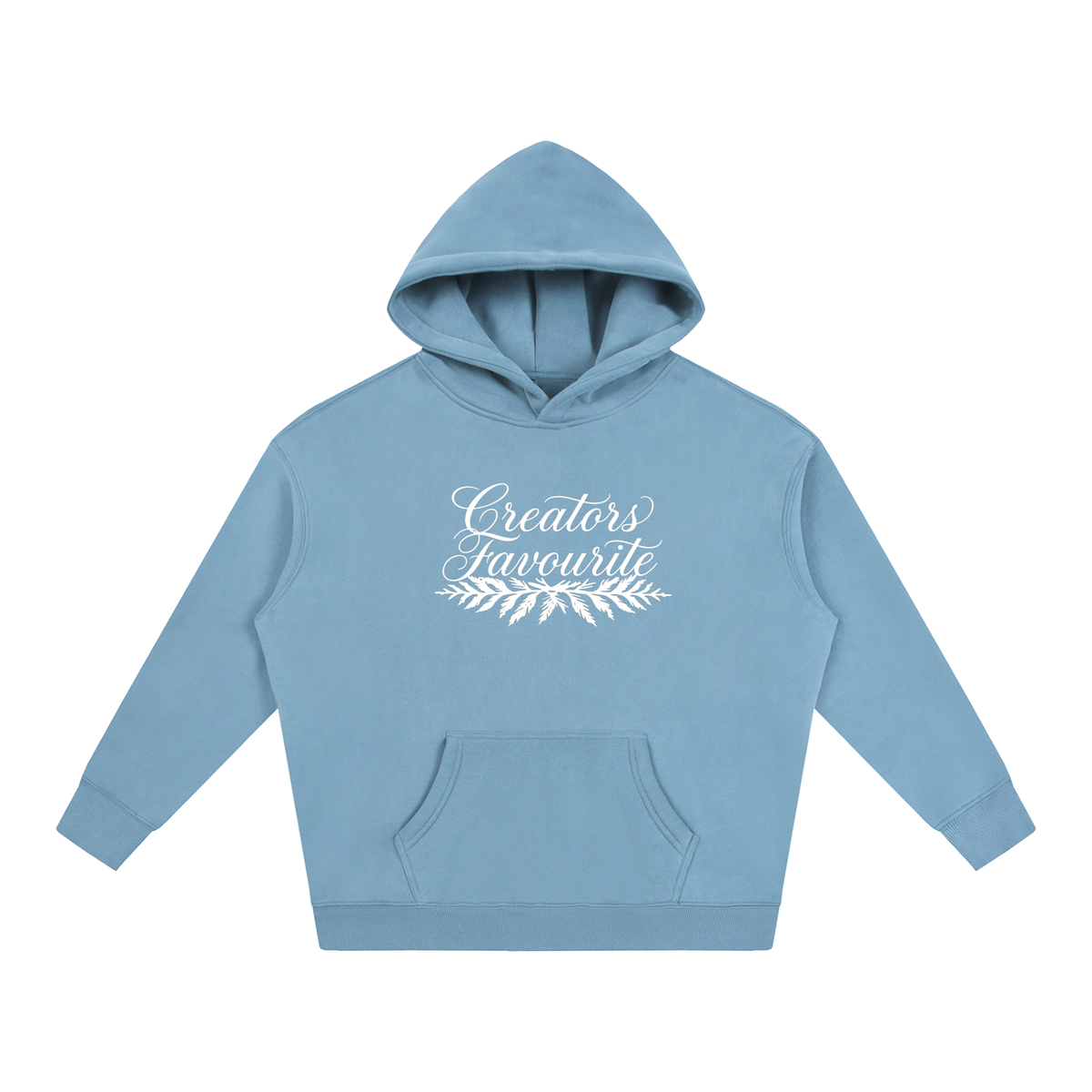 ‘creator’s favourite’ oversized fleeced hoodie