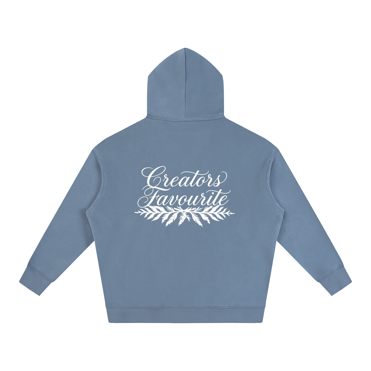 ‘creator’s favourite’ oversized fleeced hoodie