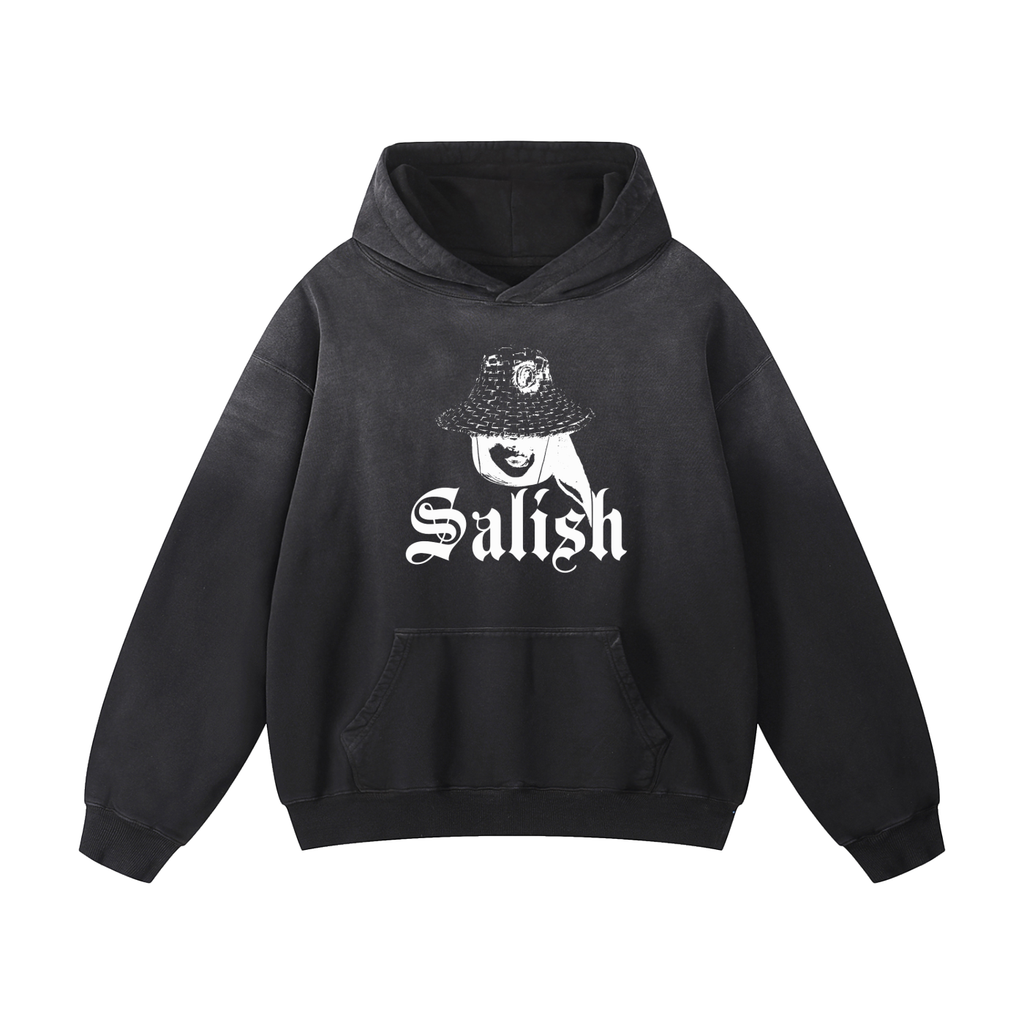 ‘salish’ pəq heavyweight sunfade oversized hoodie