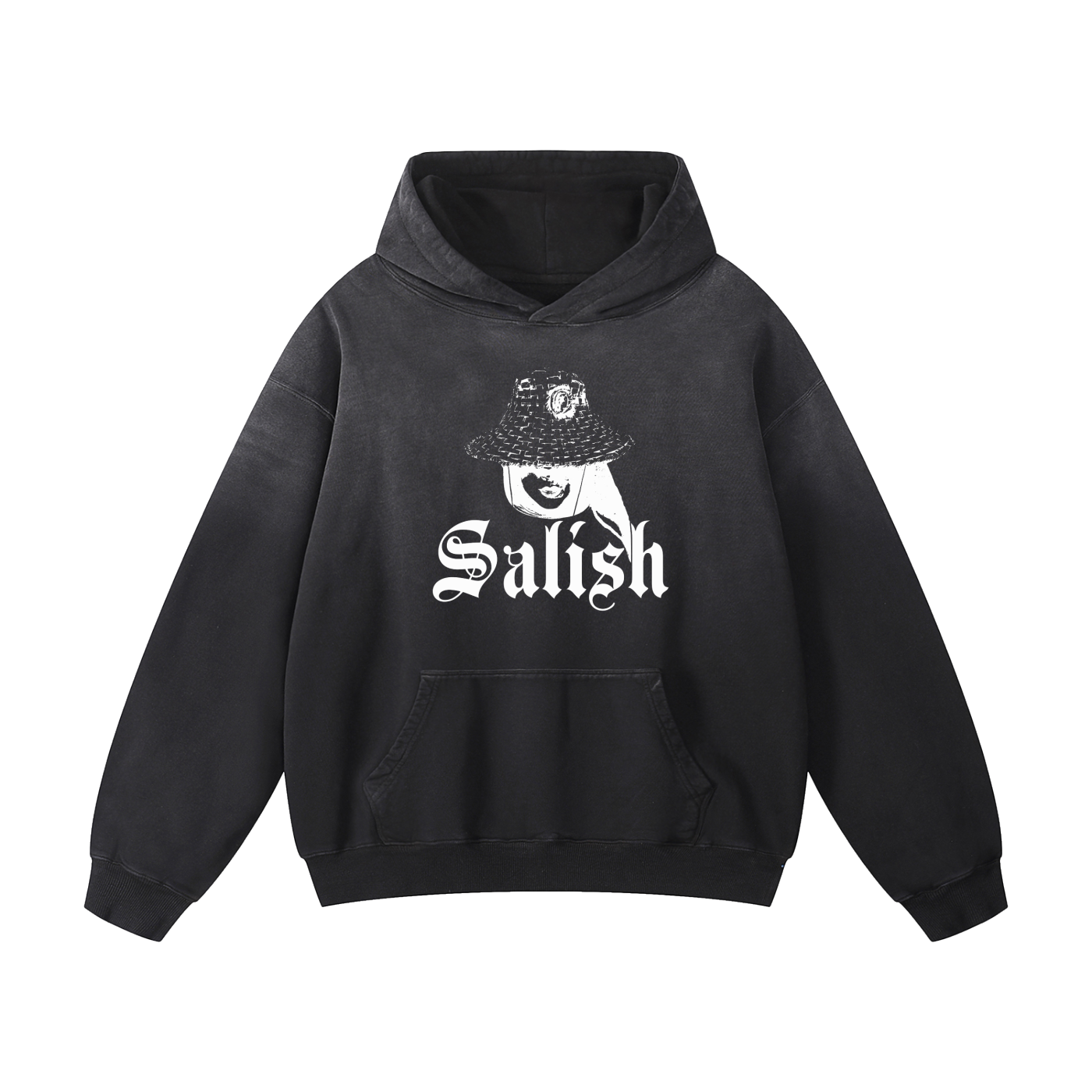 ‘salish’ pəq heavyweight sunfade oversized hoodie